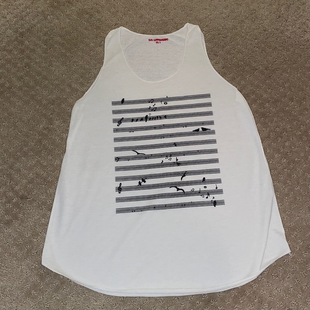 Music tank top, M/L